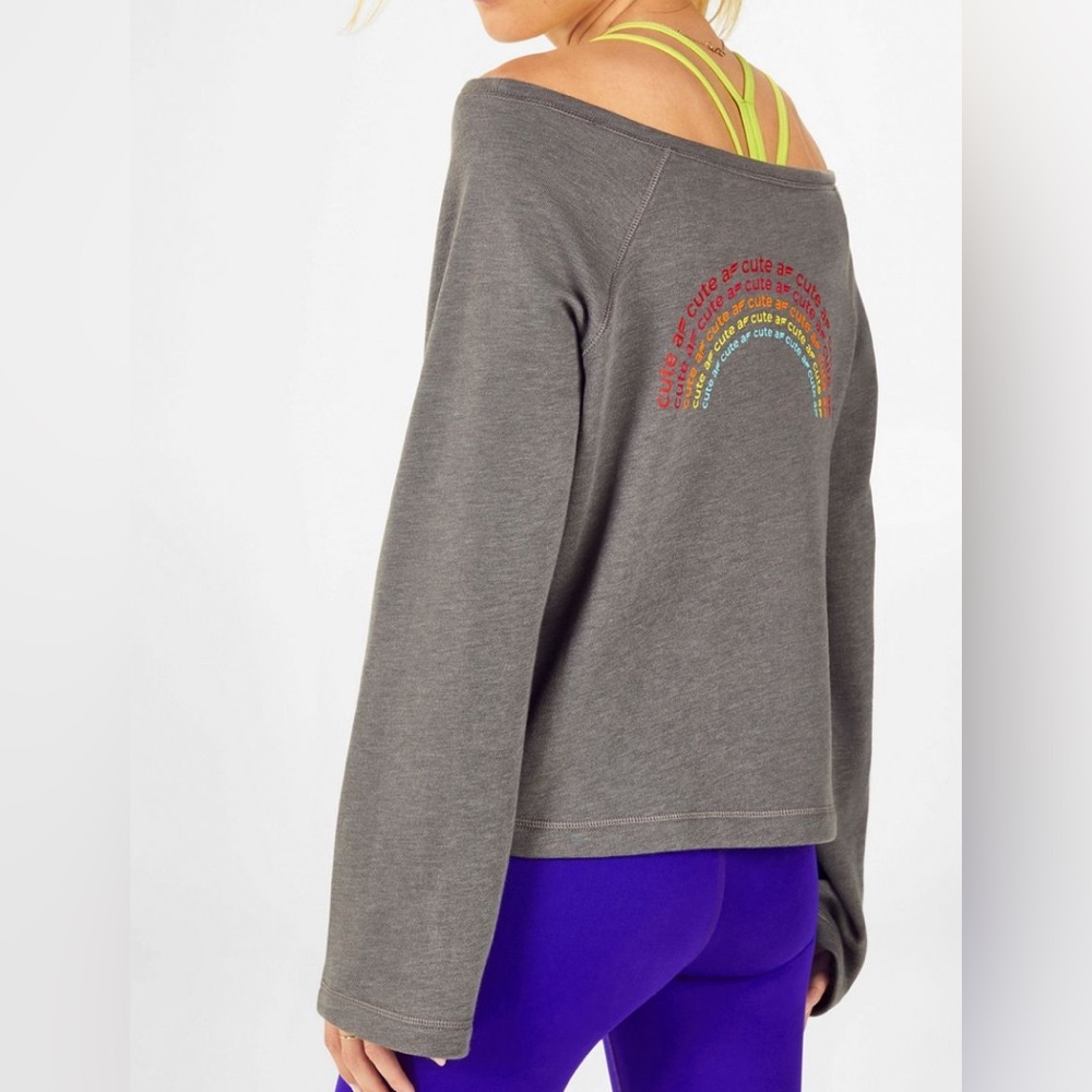 Fabletics Wide Sleeve Pullover sweatshirt Size Small